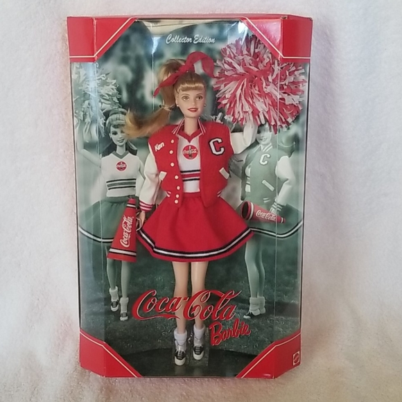 coca cola cheerleader barbie doll value